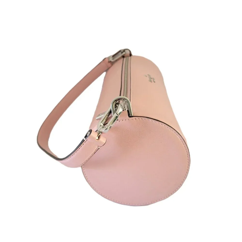Kate Spade KN202 Roulette Glazed Leather Medium Shoulder Bag Tutu Pink Patent - Picture 3 of 7